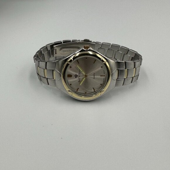 3/$30 Bell & Rose Watch Men Silver Gold Two Tone Round Face 39MM 8.75" - Picture 6 of 14
